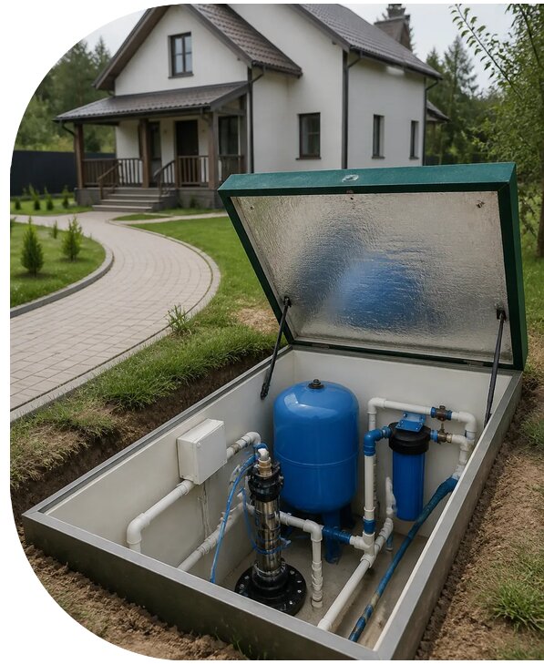 Автономное водоснабжение дома в Шуе от 154200 р. | АПаруса-Шуя